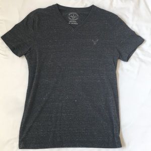 American Eagle - V neck T shirt (Dark Grey)